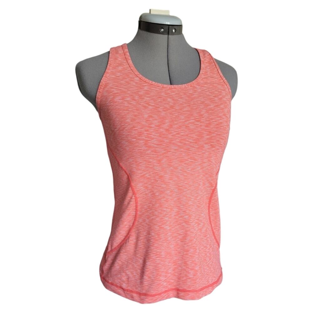 Zella Racerback Workout Top Size Small Space Dye Red